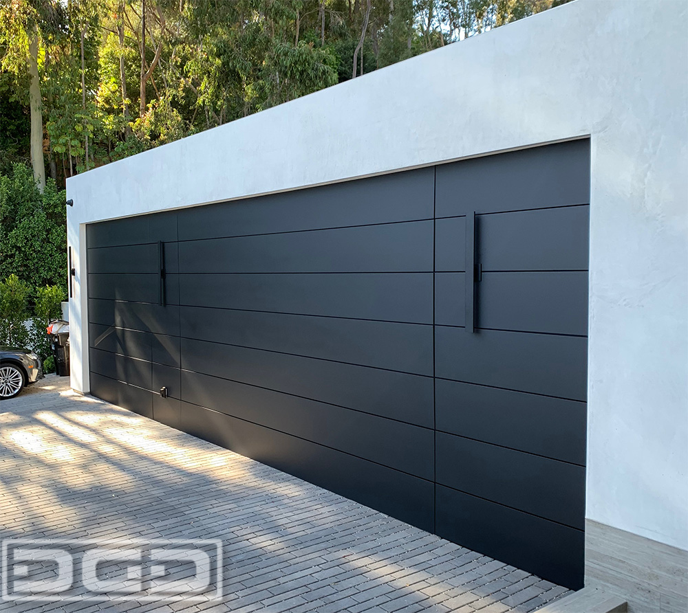 modern steel garage doors