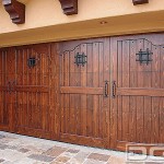 Spanish Colonial Garage Doors - European Architectural Design