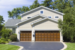 Traditional American Home with Garage